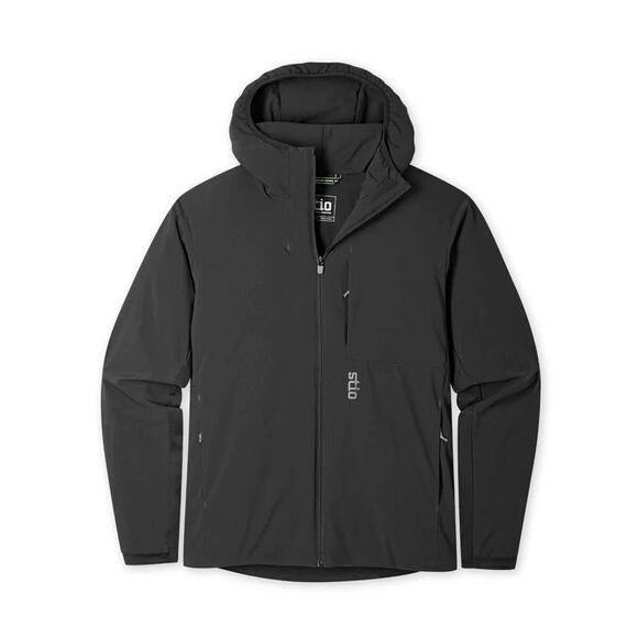 NWT $269 STIO Fernos Insulated Hooded Jacket Abbys Black  - Men's Size S - Picture 6 of 9